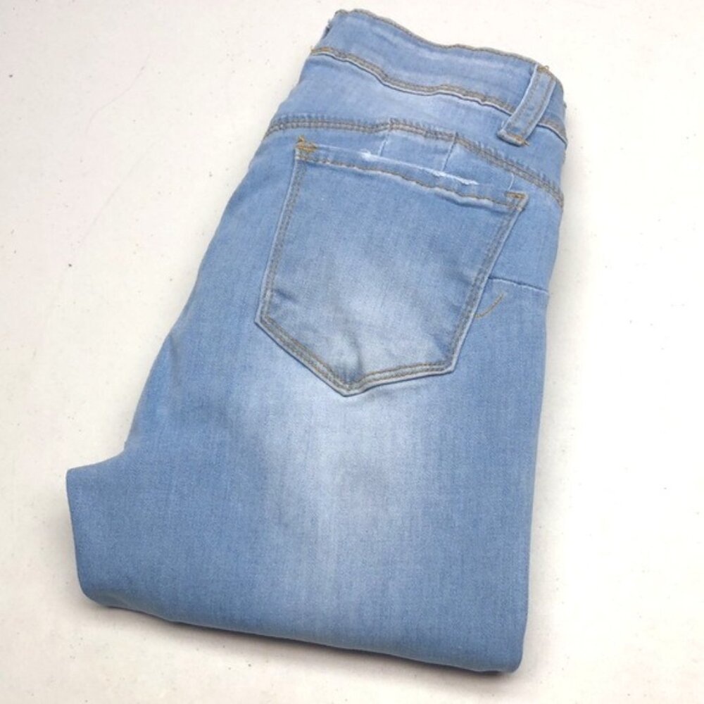 DISTRESS WAX JEAN HI-RISE ANKLE SKINNY 5/26x26 ⭐️